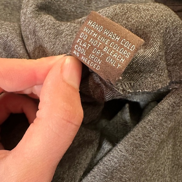 J. Mclaughlin Flat Front Trouser Stretch Pant Womens 8 Gray Rayon Blend Career - Picture 8 of 9